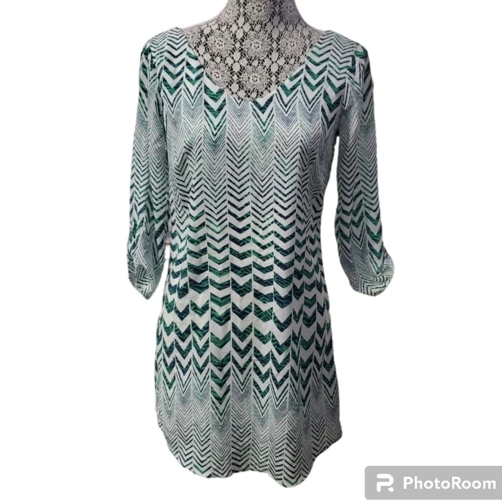 Charlotte Russe Women's Geometric Print Mini Dress S